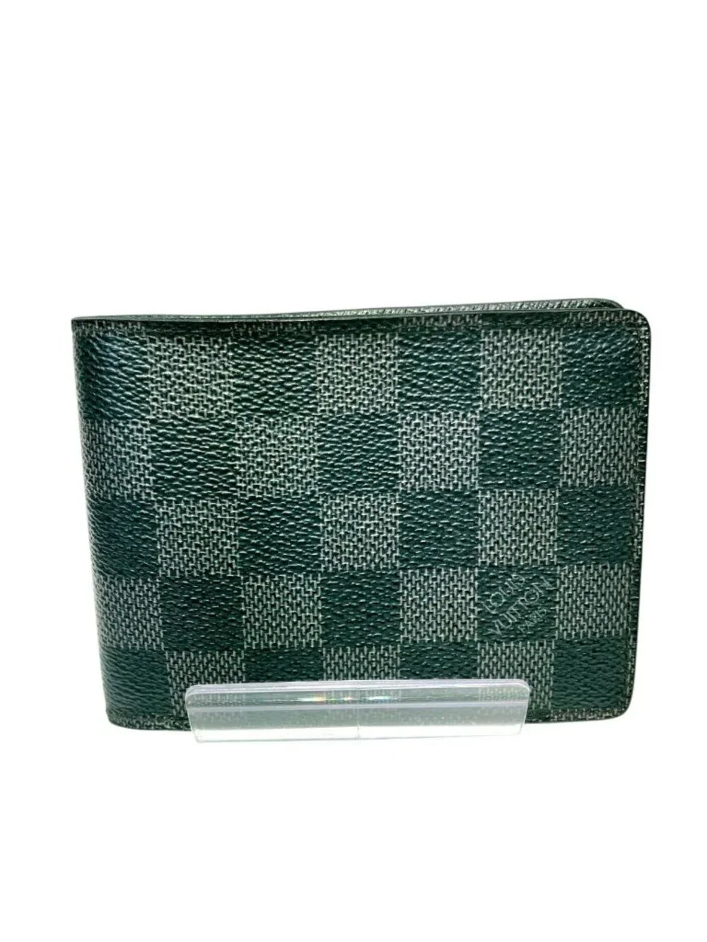 Louis Vuitton Portefeuille Multiple Damier Graphite Billfold Canvas Wallet
